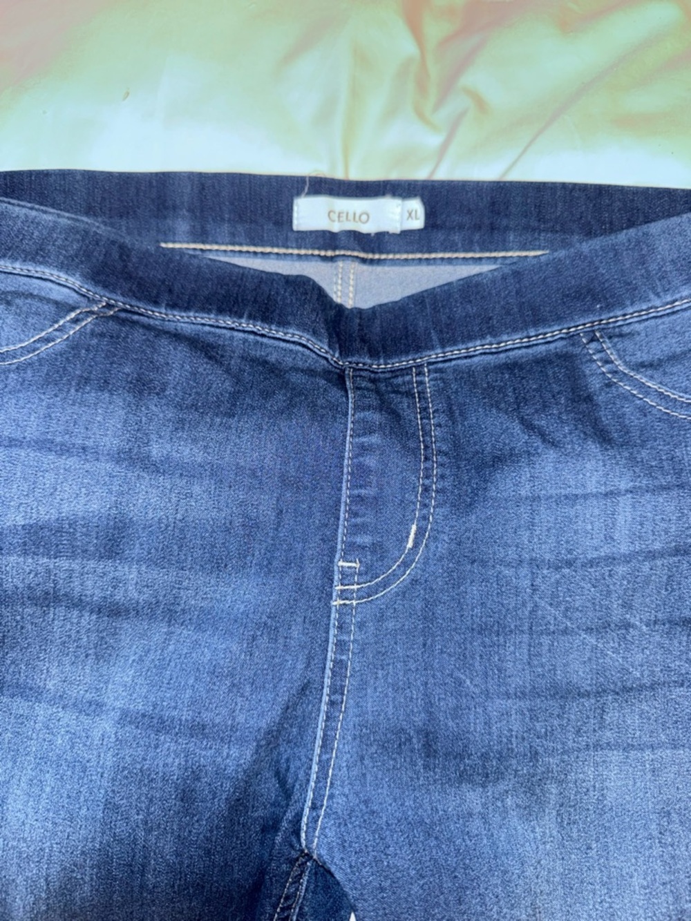 Cello Dark Blue Stretch Jeggings for Women
